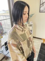 ルフテ(LOFTE)&nbsp;切りっぱボブ×ダークグレージュ★