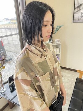 ルフテ(LOFTE) 切りっぱボブ×ダークグレージュ★