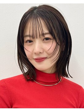 アイトーキョーエス 渋谷(AI TOKYO S) レイヤーボブ/オリーブベージュ/結べるボブ