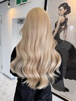 ヴィア 京都烏丸(Via)&nbsp;ケアブリーチ/ホワイトブロンド/ベージュ/ハイトーン/ロング