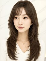 アンベル(ANBEL)&nbsp;暗めカラー/小顔/オリーブグレー/ココアベージュ/髪質改善