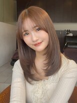 ディフィーノ 赤坂(DIFINO)&nbsp;透明感ラテベージュ/ハッシュカット/レイヤーカット