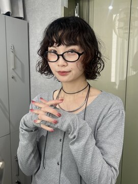 リラス 博多(rilas) ミディアムボブ パーマスタイル ボブパーマ セット簡単