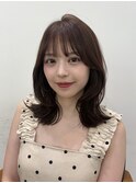 ミディアムレイヤーで作るくびれヘア◎