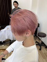 リードヘアーバイバンプ(Lead Hair by vamp) #メンズカット#ブリーチカラー#ピンク