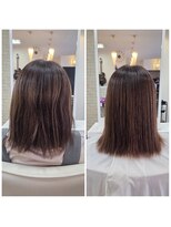 ウィズヘアー 東原店(Wiz hair)&nbsp;縮毛矯正ビフォーアフター