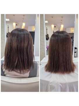 ウィズヘアー 東原店(Wiz hair) 縮毛矯正ビフォーアフター