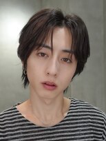 テン 心斎橋(tenn.)&nbsp;メンズセンターパート七三分けパートニュアンスパーマ刈り上げ