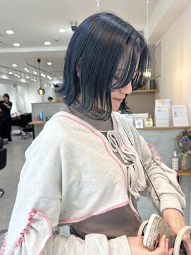 アト(Ato.) ワンブリーチでnavy blue【mayu】【Ato.明石】