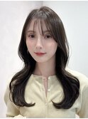 20代30代40代◎イメチェンうる艶髪美髪斜めバングワンカール