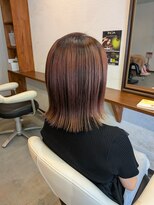 陽葵(HIMARI)&nbsp;アンブレラカラー切りっぱなしボブカット