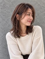 ラベルムバイエーケー(La Belleme by AK) ミディアムレイヤー×ショコラブラウン