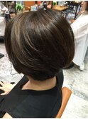 360度、どこから見ても美しいショート(白髪染め)