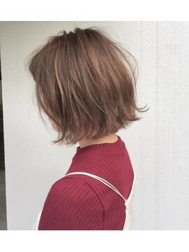 オルセン(OLSEN) ニュアンスパーマ×ヌーディベージュ×ハイライト