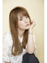 ルルディ バイ アフロディーテ銀座(luludi by APHRODITE)&nbsp;切りっぱなしボブ/エアリーロング/美髪/ピンクブラウン/銀座