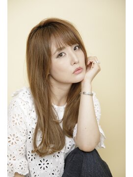 ルルディ バイ アフロディーテ銀座(luludi by APHRODITE) 切りっぱなしボブ/エアリーロング/美髪/ピンクブラウン/銀座