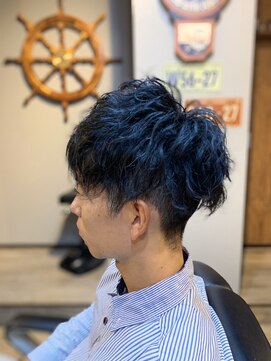 バーバー スタジオ ラフテル(Barber Studio RAFTEL) ゆるいツイストぼちぼちスパイラル