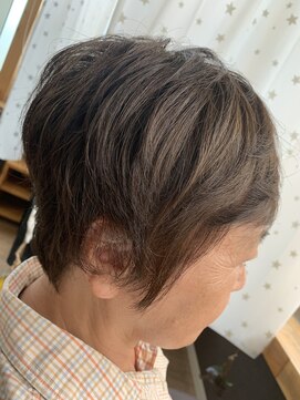 インプレス ちとせモール店(impres) ７０歳代のショートヘアー(≧▽≦)☆☆☆