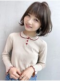 フレンチカジュアルニュアンスカラーセミディ美髪_77100