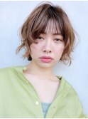 グレージュハイライト_ハイライトカラーオリーブカラー_87065