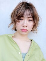 アルバム 渋谷パルコ(ALBUM)&nbsp;グレージュハイライト_ハイライトカラーオリーブカラー_87065