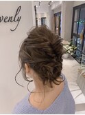 AUSTIN イルミナカラーが際立つ編み込み着付けヘアセット