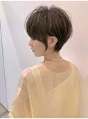 大人可愛いマッシュショート