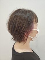 ヴィーヴォ 天六店(VIVO)&nbsp;【VIVO】Watanabe  ショートボブ インナーカラー ポイントピンク