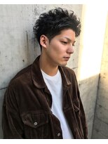 アクター(actor)&nbsp;【丸山　翔】メンズショートスタイル×人気スパイラルパーマ