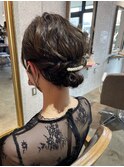 ヘアセット、結婚式ヘア#韓国ヘア#韓国カラー#韓国スタイル