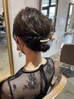 ナブラ(NABLA) ヘアセット、結婚式ヘア#韓国ヘア#韓国カラー#韓国スタイル