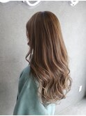ハイライト×アッシュベージュ