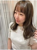 20代30代40代大人かわいいセミロング