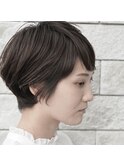 【HairLab.coil】スムースショート×ダークアッシュ