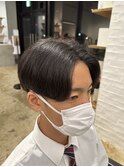 ニュアンスセンターパート[メンズカット/センターパート]