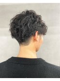 メンズツイストスパイラルパーマ.