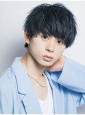 刈り上げツーブロックマッシュ爽やか