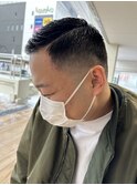 マスクに似合うフェードハードパート新潟の寒さ
