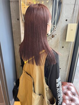 エディット トウキョウ(e.dit tokyo) 【MILK/MURIEL Misa】艶ストレート × オレンジブラウン