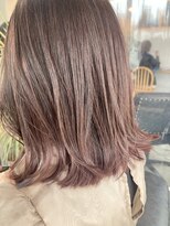 バトー バイ トリコ 船橋北口店(BATEAU by tricot)&nbsp;ピンク外ハネスタイル