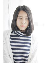 シュシュット(chouchoute)&nbsp;斜めバングデザインカラーシルキーベージュグレージュカラー/097