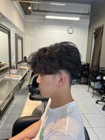 アイズ 海老名(AIZU)&nbsp;センターパート　ニュアンスパーマ　センターパートウルフ