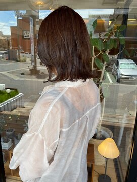 ヘア プロデュース キュオン(hair produce CUEON.) ウルフ×オリーブグレー