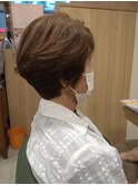 オーガニックカラー　ショートグラデーション
