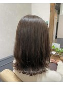 外ハネ大人可愛いモテ髪ふんわりミディ美髪【カミケン清明店】