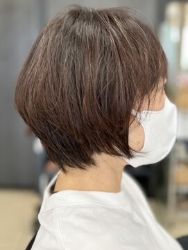 ヘアークリアー 春日部 大人可愛い丸みショート/ふんわりボリューム/30代40代50代