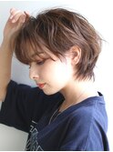 【Luff銀座 轟】フェミニンショートボブ