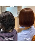 【二村】ボブ×髪質改善トリートメント