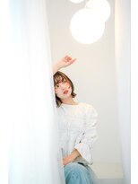 レリーオーファ 六甲(RelyOfa)&nbsp;インナーカラーボブ白髪ぼかし