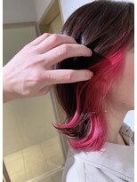 サルファ ヘアデザイン 名古屋 丸の内(S.ALPHA HAIR DESIGN)&nbsp;カラーで楽しみたい方のイヤリングカラー